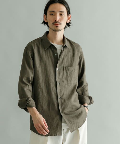 セール】 Linen Regular Fit Shirts （シャツ・ブラウス）｜URBAN