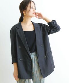 『UR TECH Smart Linen Touch』ダブルブレストジャケット