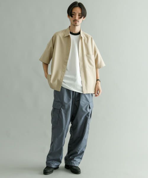 URBAN RESEARCH / アーバンリサーチ シャツ・ブラウス | URBAN RESEARCH iD　Reflax LINEN LIKE SHIRTS | 詳細1