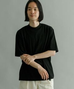 『別注』久米繊維×URBAN RESEARCH　モックネックショートスリーブ Tシャツ