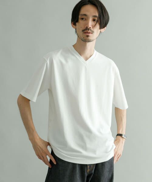 URBAN RESEARCH / アーバンリサーチ Tシャツ | 『Sサイズあり』汗ジミ防止VネックTシャツ | 詳細1