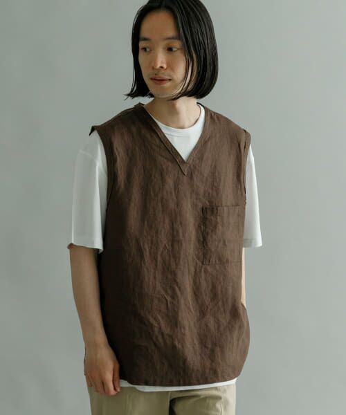 セール】 Linen Vneck Vest （ベスト）｜URBAN RESEARCH アーバンリサーチ ファッション通販  タカシマヤファッションスクエア
