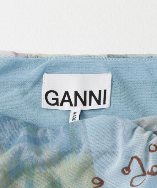 URBAN RESEARCH / アーバンリサーチ スカート | GANNI　Mesh Ruched Midi Skirt | 詳細6