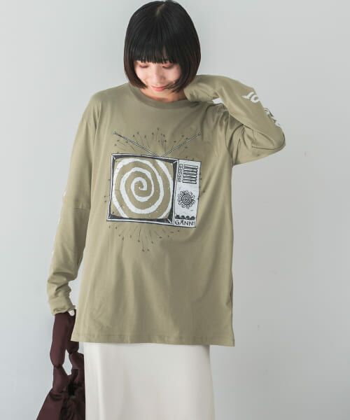 URBAN RESEARCH / アーバンリサーチ Tシャツ | GANNI　TV Long Sleeve T-shirts | 詳細1