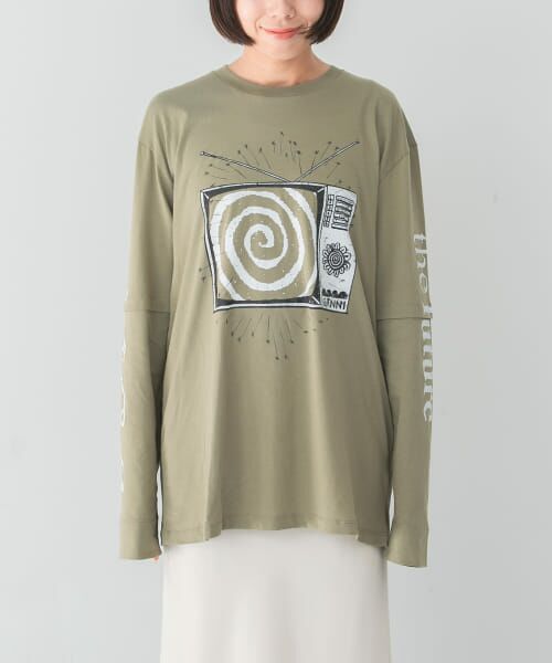 URBAN RESEARCH / アーバンリサーチ Tシャツ | GANNI　TV Long Sleeve T-shirts | 詳細5