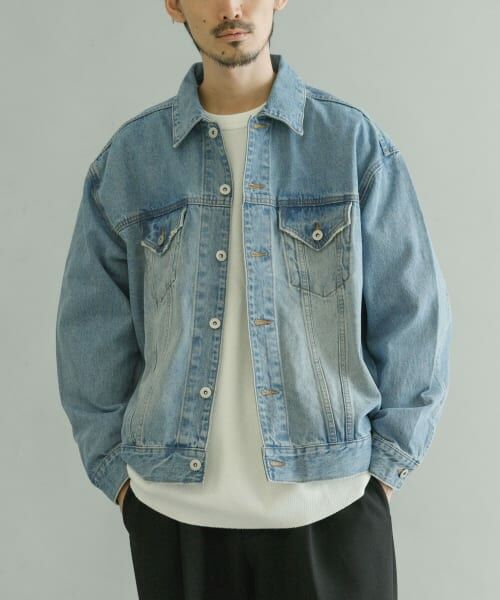 セール】 URBAN RESEARCH iD WIDE FIT DENIM JACKET （Gジャン・デニム