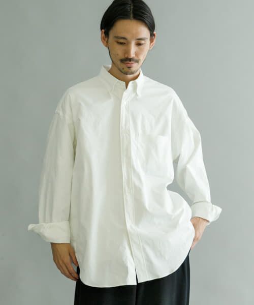 URBAN RESEARCH / アーバンリサーチ シャツ・ブラウス | FUNCTIONAL WIDE BUTTON DOWN SHIRTS | 詳細3