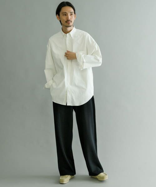 URBAN RESEARCH / アーバンリサーチ シャツ・ブラウス | FUNCTIONAL WIDE BUTTON DOWN SHIRTS | 詳細4