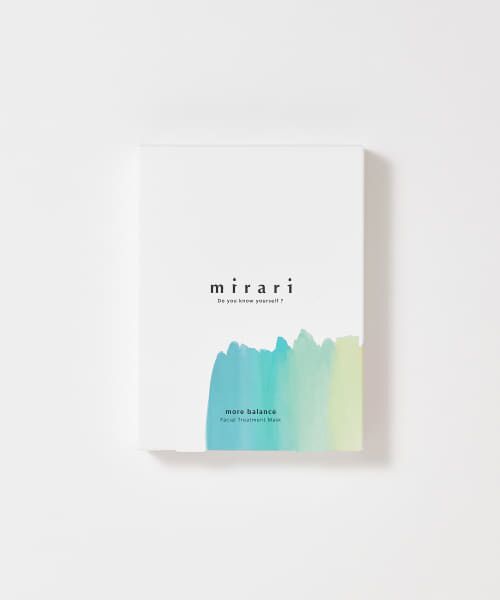 URBAN RESEARCH / アーバンリサーチ フェイスケア | mirari　more balance FT Mask | 詳細1