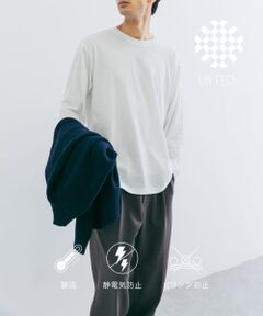 『UR TECH』クルーネックロングTシャツ