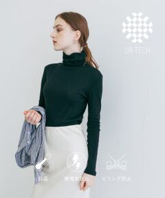 『UR TECH』タートルネックロングTシャツ