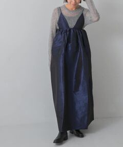 GANNI　Shiny Taffeta Strap Dress