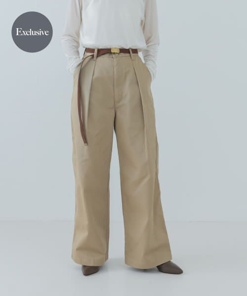 URBAN RESEARCH/アーバンリサーチ 『別注』SHIOTA×URBAN RESEARCH WIDE CINOH PANTS BEIGE 34 URBAN RESEARCH/アーバンリサーチ 『別注』SHIOTA×URBAN RESEARCH WIDE CINOH PANTS BEIGE 34