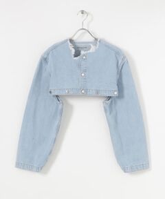 CURRENTAGE　SHORT DENIM JACKET