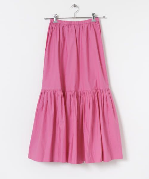 URBAN RESEARCH / アーバンリサーチ スカート | GANNI　Cotton Poplin Long Flounce Skirt | 詳細6