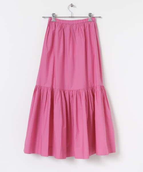 URBAN RESEARCH / アーバンリサーチ スカート | GANNI　Cotton Poplin Long Flounce Skirt | 詳細9