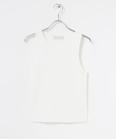 AMOMENTO　CUT-OUT SLEEVELESS TOP