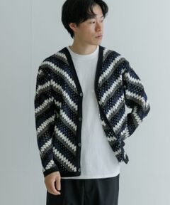 URBAN RESEARCH iD　クロシェカーディガン