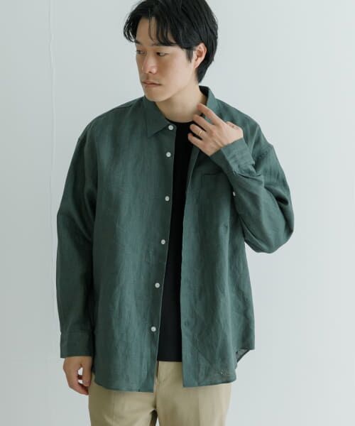 URBAN RESEARCH / アーバンリサーチ シャツ・ブラウス | LinenOverShirts | 詳細13