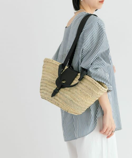 URBAN RESEARCH / アーバンリサーチ かごバック | 『別注』KECH Le ESSENTIELS×UR　RAFFIALEATHER2WAYBAG | 詳細6