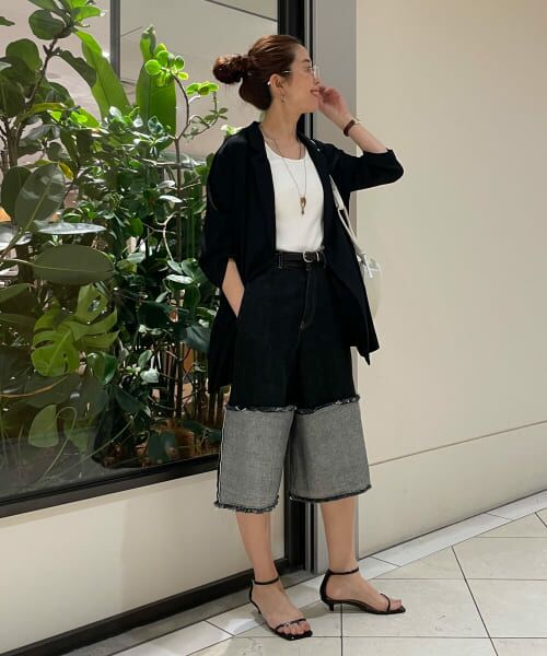 URBAN RESEARCH / アーバンリサーチ デニムパンツ | LIVINGTONE　DOLK4 - Flair culottes | 詳細1