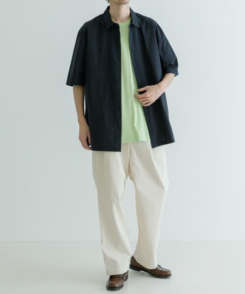 URBAN RESEARCH / アーバンリサーチ シャツ・ブラウス | ATON　SHRINK BROAD OVER SHORT-SLEEVE SHIRTS | 詳細2