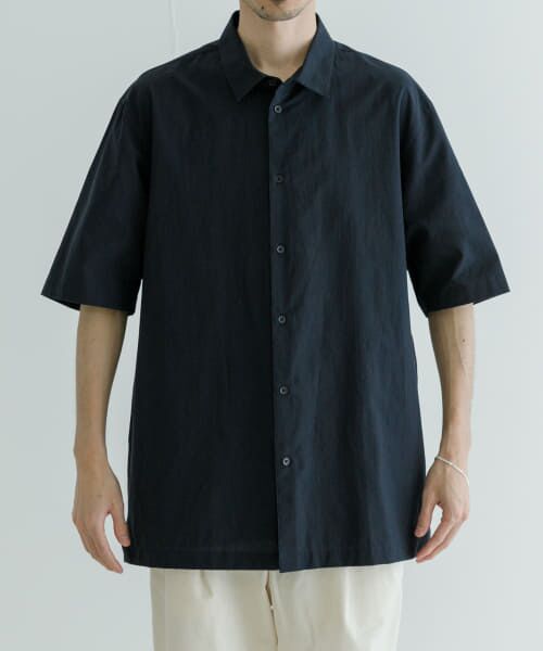 URBAN RESEARCH / アーバンリサーチ シャツ・ブラウス | ATON　SHRINK BROAD OVER SHORT-SLEEVE SHIRTS | 詳細3