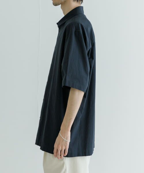 URBAN RESEARCH / アーバンリサーチ シャツ・ブラウス | ATON　SHRINK BROAD OVER SHORT-SLEEVE SHIRTS | 詳細4