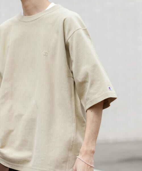 URBAN RESEARCH / アーバンリサーチ Tシャツ | 『別注』Champion×UR　Relax Sleeve T-shirts | 詳細2