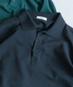 ATON　FRESCA KNIT CREW POLO