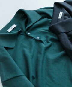 ATON　FRESCA KNIT CREW POLO