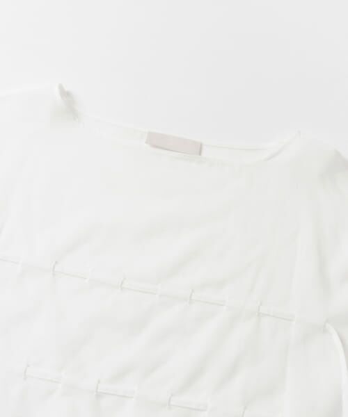 URBAN RESEARCH / アーバンリサーチ Tシャツ | AMOMENTO　SHEER COTTON DRWASTRING | 詳細3