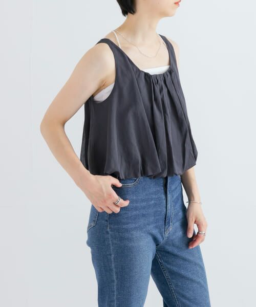 URBAN RESEARCH / アーバンリサーチ その他トップス | AMOMENTO　SHEER VOLUME CROP TOP | 詳細1