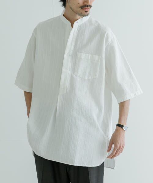 URBAN RESEARCH / アーバンリサーチ シャツ・ブラウス | 『別注』MASTER&Co.×UR　COTON DOBBY SHORT-SLEEVE SHIRTS | 詳細1
