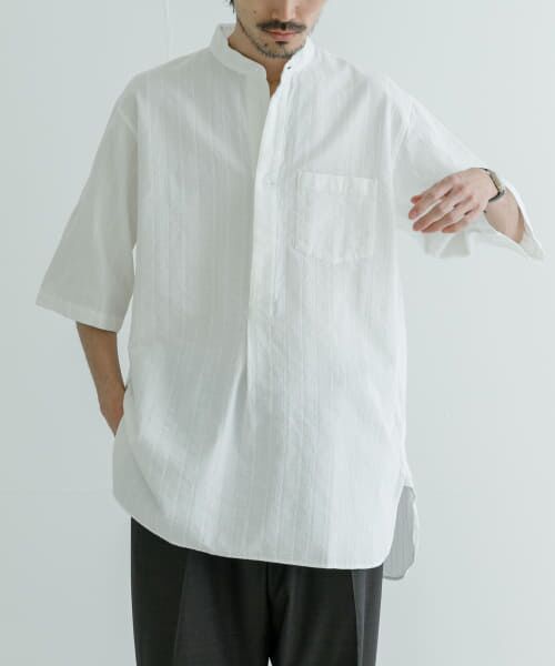 URBAN RESEARCH / アーバンリサーチ シャツ・ブラウス | 『別注』MASTER&Co.×UR　COTON DOBBY SHORT-SLEEVE SHIRTS | 詳細2