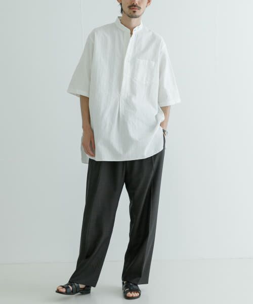 URBAN RESEARCH / アーバンリサーチ シャツ・ブラウス | 『別注』MASTER&Co.×UR　COTON DOBBY SHORT-SLEEVE SHIRTS | 詳細4