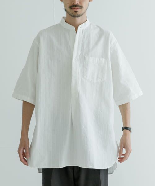URBAN RESEARCH / アーバンリサーチ シャツ・ブラウス | 『別注』MASTER&Co.×UR　COTON DOBBY SHORT-SLEEVE SHIRTS | 詳細7