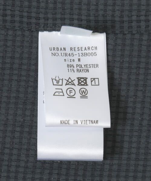 URBAN RESEARCH / アーバンリサーチ シャツ・ブラウス | 3Dエアトリコットオープンカラーシャツ | 詳細14