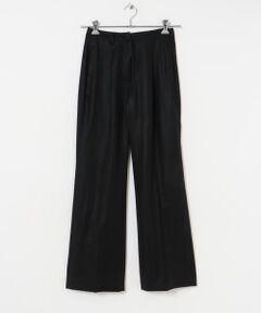 TEAK　Sleekblackwide tuckpants