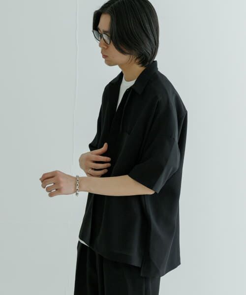 URBAN RESEARCH / アーバンリサーチ シャツ・ブラウス | URBAN RESEARCH iD　ドライタッチLINEN LIKE SHIRTS | 詳細1