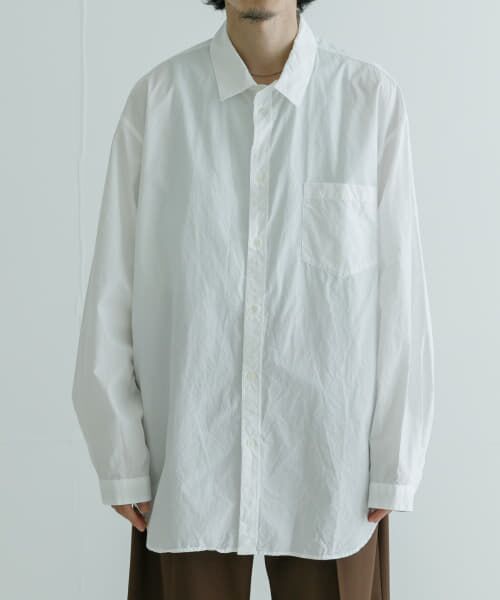 URBAN RESEARCH / アーバンリサーチ シャツ・ブラウス | ATON　SUVIN BROAD WASHED SHIRTS | 詳細3