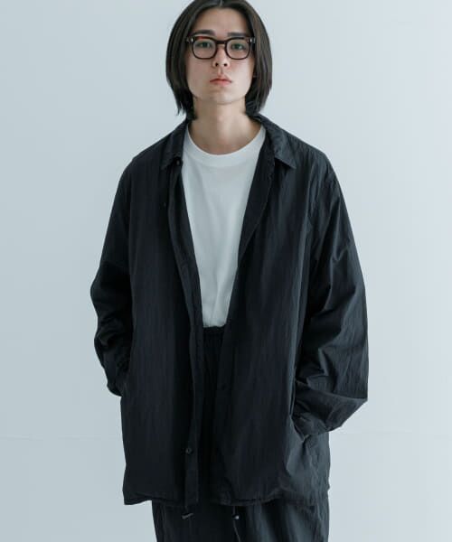 URBAN RESEARCH / アーバンリサーチ ナイロンジャケット | ATON　HAND DYED NYLON SHIRTS JACKET | 詳細1