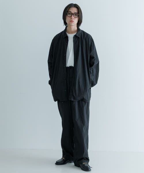 URBAN RESEARCH / アーバンリサーチ ナイロンジャケット | ATON　HAND DYED NYLON SHIRTS JACKET | 詳細2