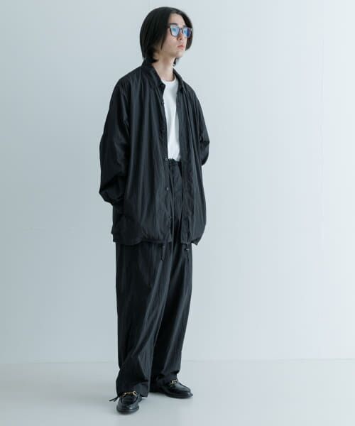 URBAN RESEARCH / アーバンリサーチ ナイロンジャケット | ATON　HAND DYED NYLON SHIRTS JACKET | 詳細3