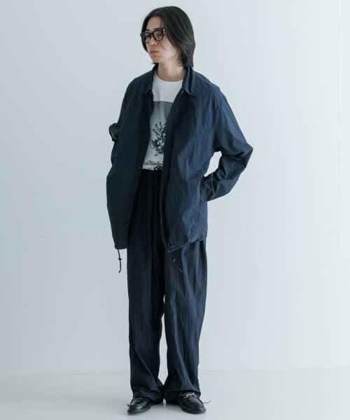 URBAN RESEARCH / アーバンリサーチ ナイロンジャケット | ATON　HAND DYED NYLON SHIRTS JACKET | 詳細6