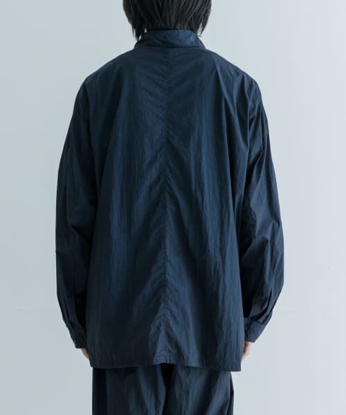 URBAN RESEARCH / アーバンリサーチ ナイロンジャケット | ATON　HAND DYED NYLON SHIRTS JACKET | 詳細9