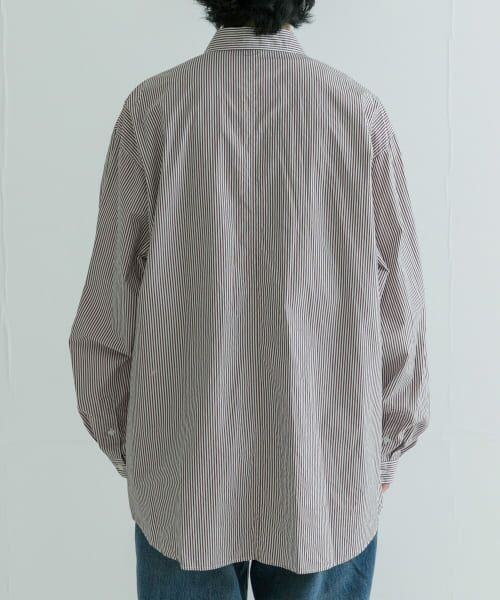 URBAN RESEARCH / アーバンリサーチ シャツ・ブラウス | ATON　GIZA STRIPE WASHED SHIRTS | 詳細4