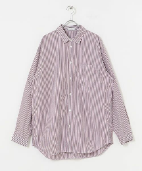 URBAN RESEARCH / アーバンリサーチ シャツ・ブラウス | ATON　GIZA STRIPE WASHED SHIRTS | 詳細5