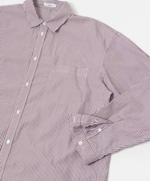 URBAN RESEARCH / アーバンリサーチ シャツ・ブラウス | ATON　GIZA STRIPE WASHED SHIRTS | 詳細6