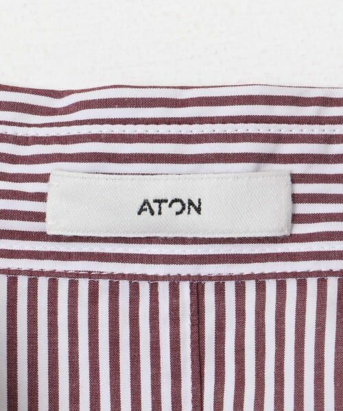 URBAN RESEARCH / アーバンリサーチ シャツ・ブラウス | ATON　GIZA STRIPE WASHED SHIRTS | 詳細9